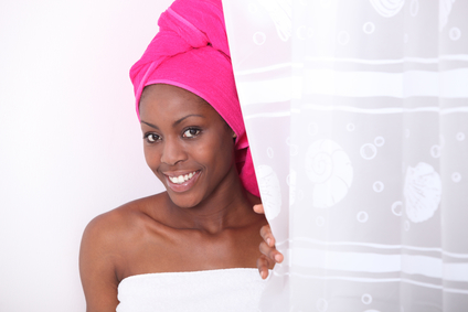 cleansing relaxed hair