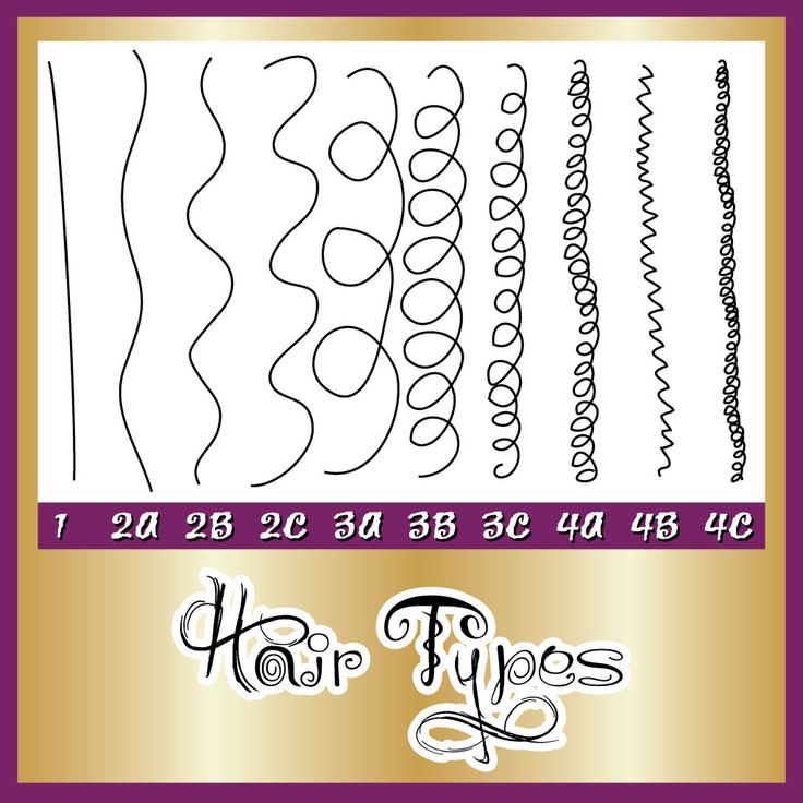 Hair Curl Pattern Chart