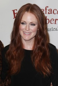 Julianne Moore's long hair