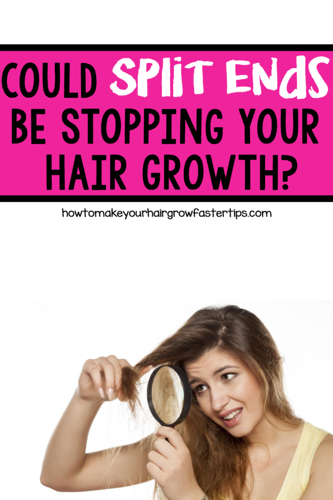 split ends stop hair growth