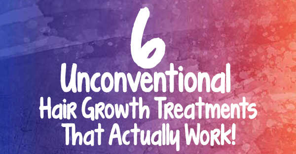 6 unconventional hair growth treatments