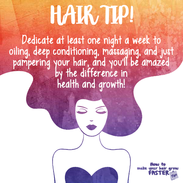quick hair tip - pamper your hair