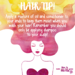 Hair Tip – Use This Simple Trick to Keep Your Ends From Drying Out During Wash Day!